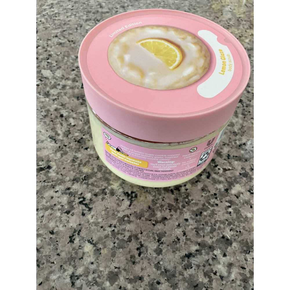Dove X Crumbl Body Scrub Lemon Glaze 15 oz BRAND NEW - Picture 5 of 7